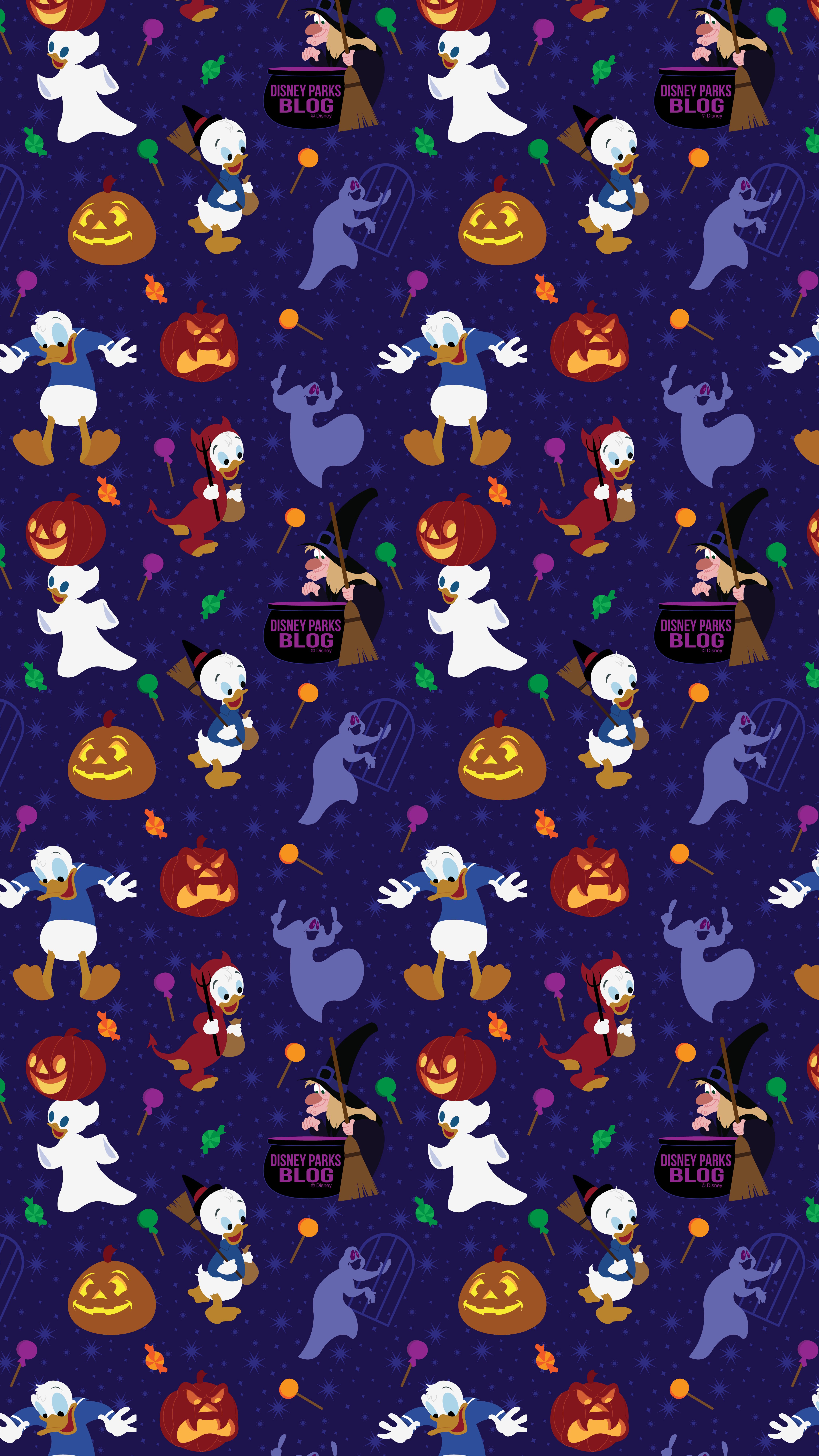 Disney Halloween iPhone Background HD Wallpaper
