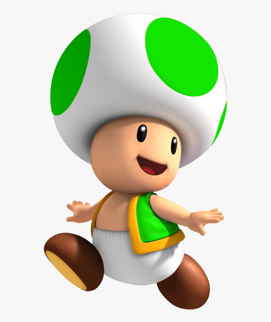 Green Toad Sm3Dw Toad Head Mario, Free Transparent Clipart