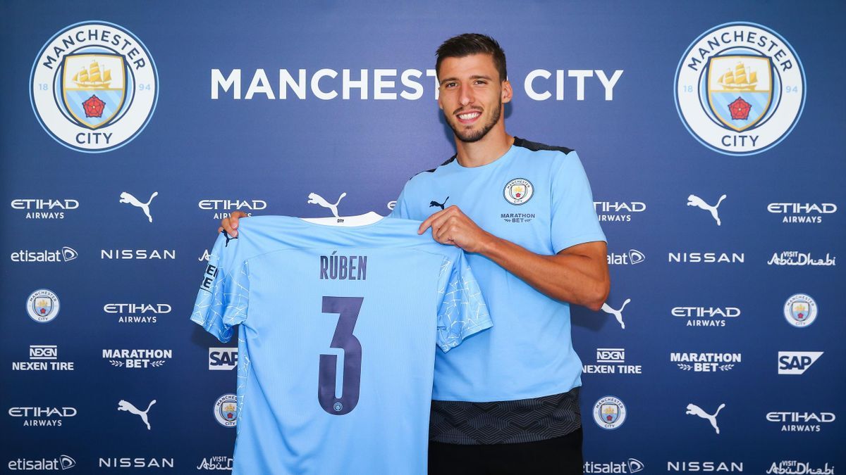 Manchester City confirm Ruben Dias signing, with Nicolas Otamendi joining Benfica as part of deal
