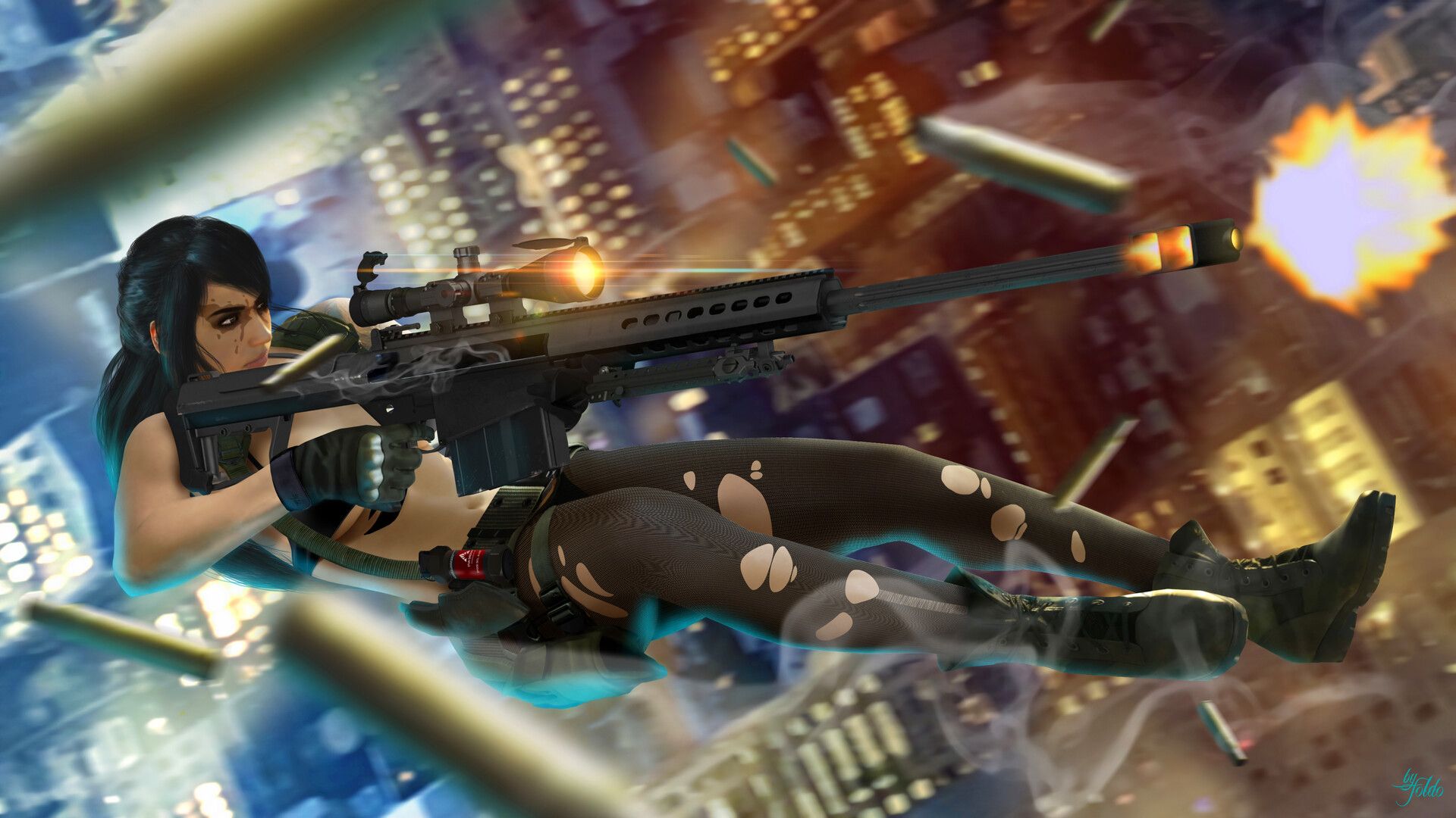 Alex Zedra as Quiet, Foldo Sanchez