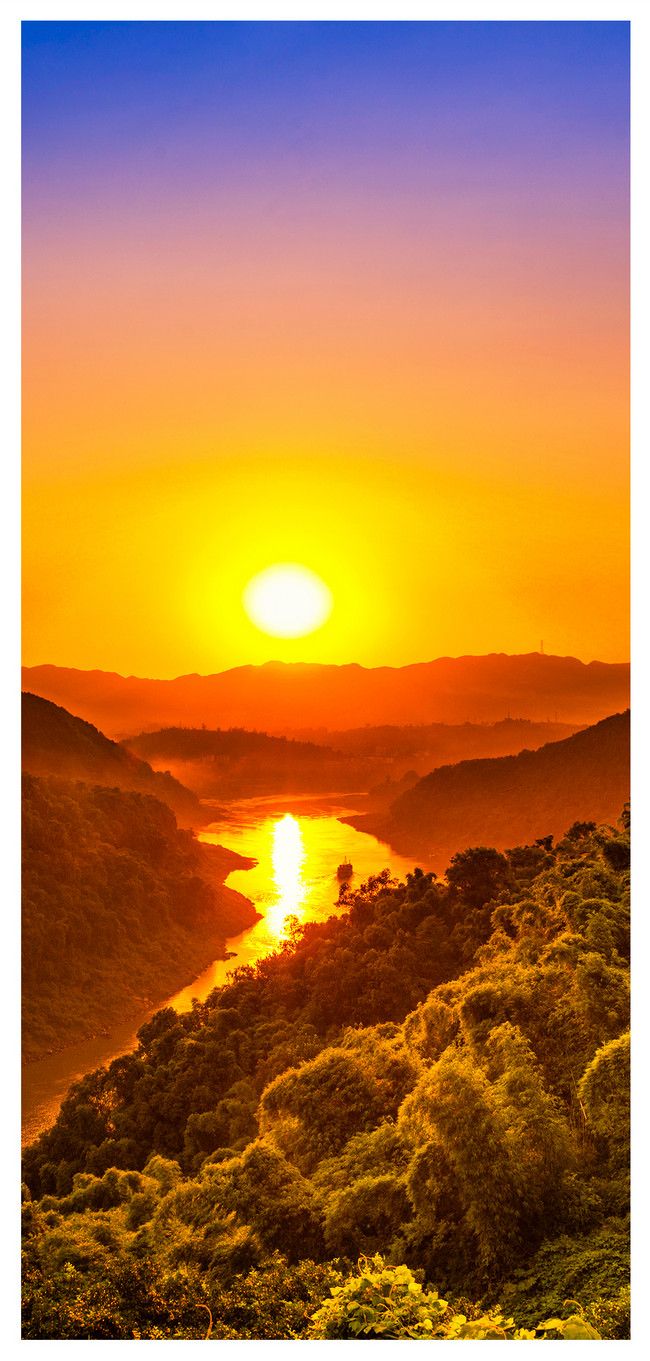 Sunset Scenery Mobile Phone Wallpaper Background Image Free Download 400606161 Lovepik.com