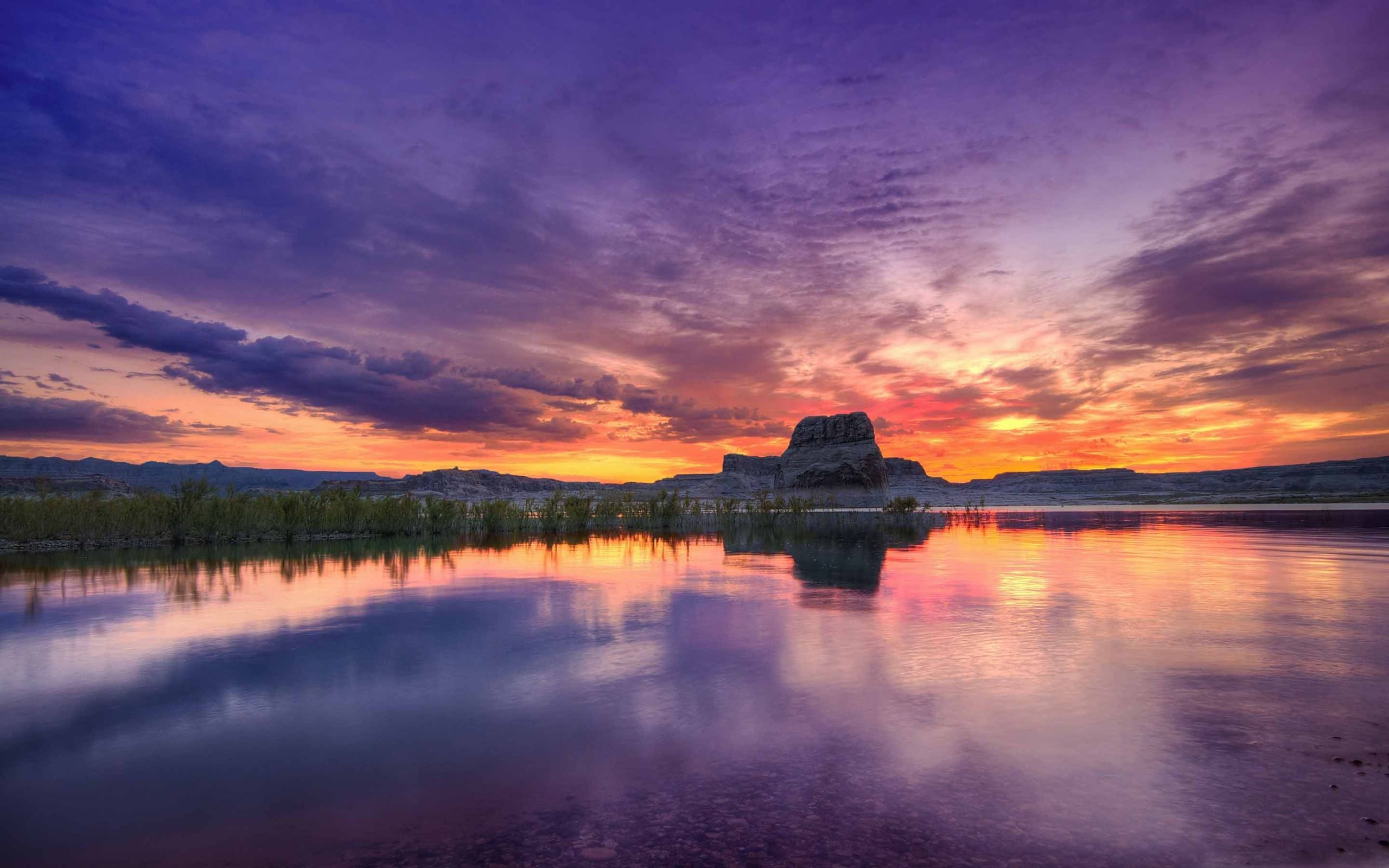 Sunset Over Lake Wallpapers - Wallpaper Cave