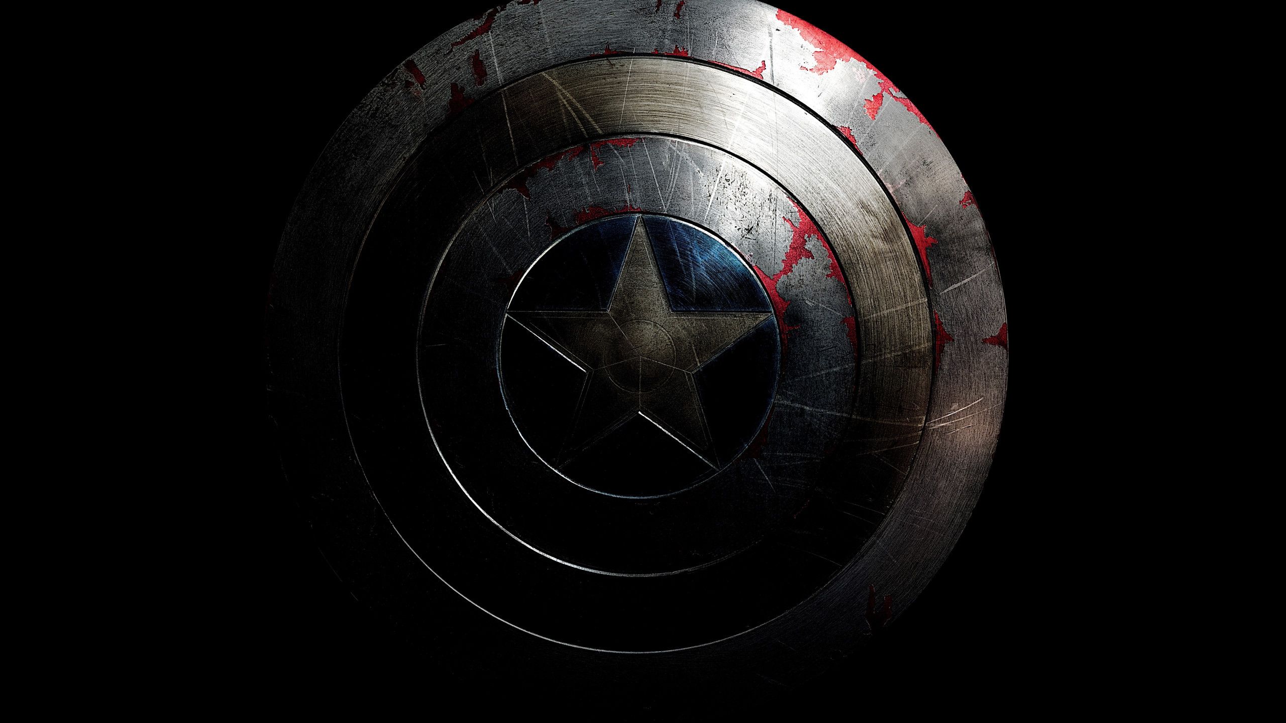 Download wallpaper: The shield of Captain America 2560x1440
