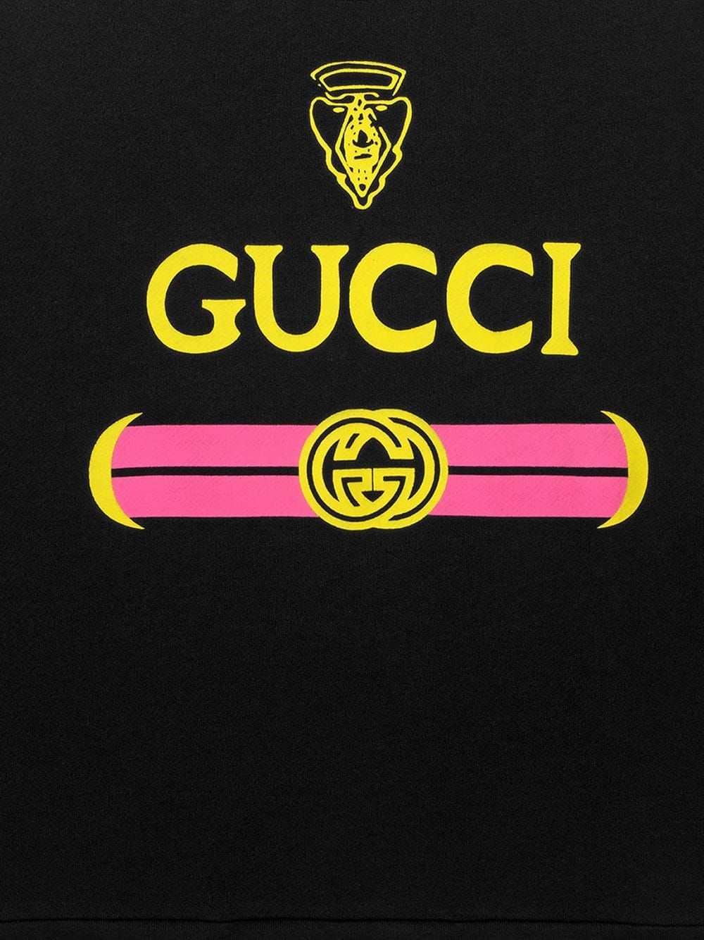 Gucci Cotton sweatshirt with Gucci logo. Chanel wallpaper, Cotton sweatshirts, Gucci