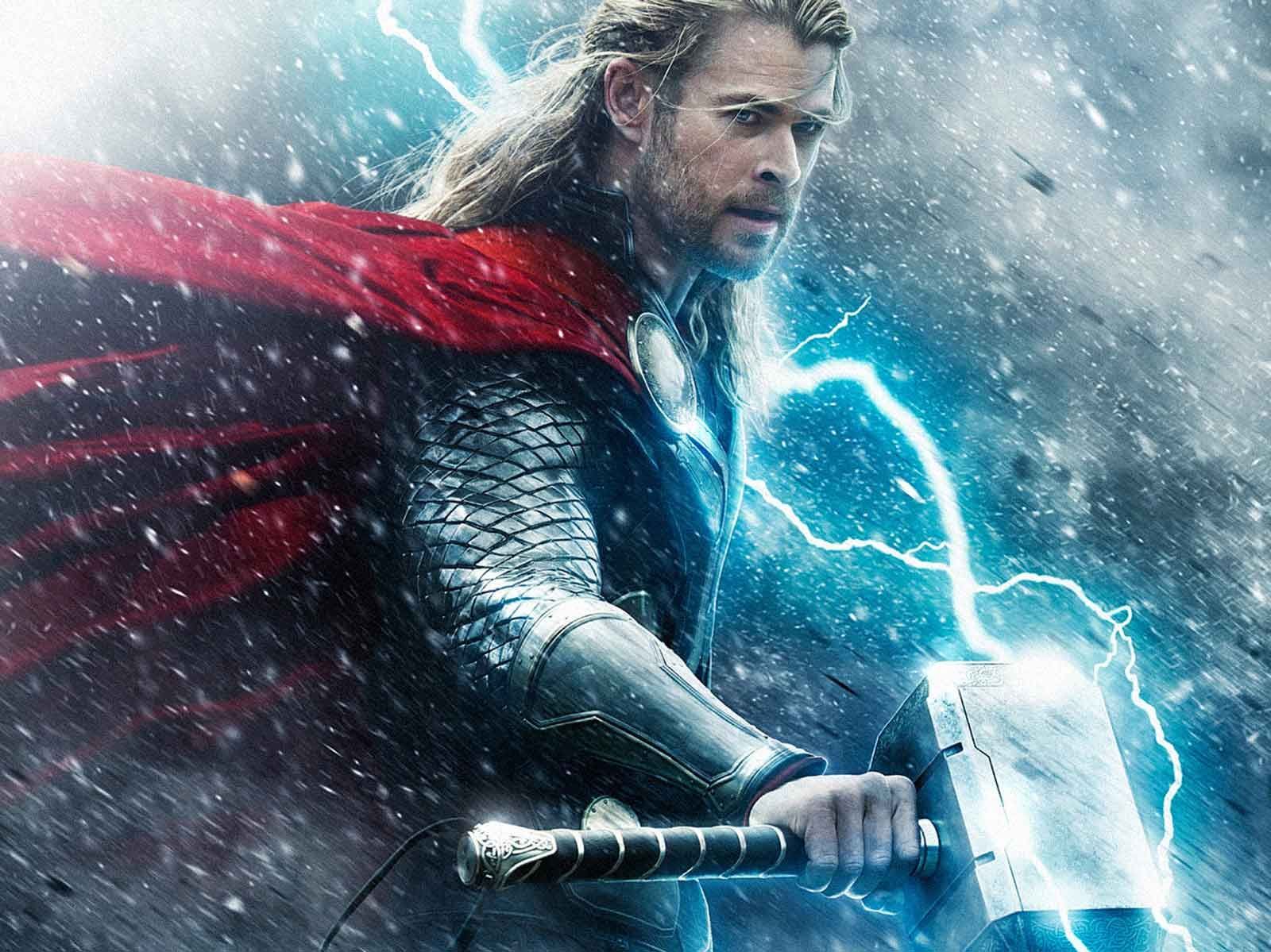 Thor Hammer With Thor HD Wallpaper