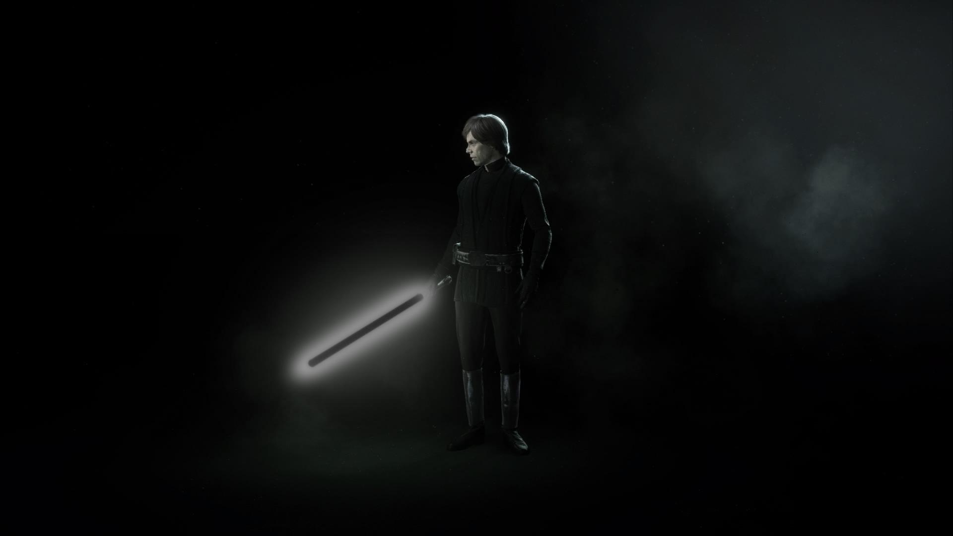 Luke Skywalker with the Dark Saber. Enjoy :)