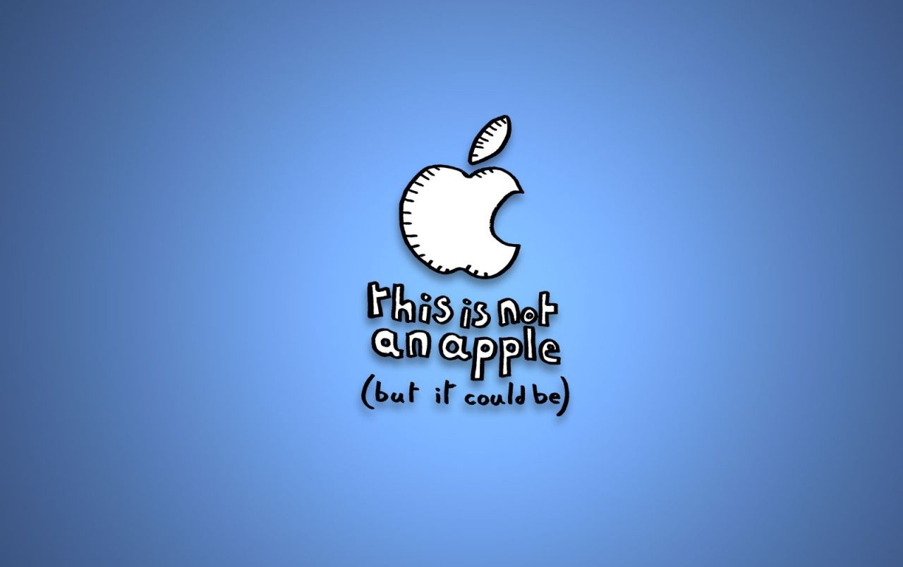 Not an Apple wallpaper. Not an Apple