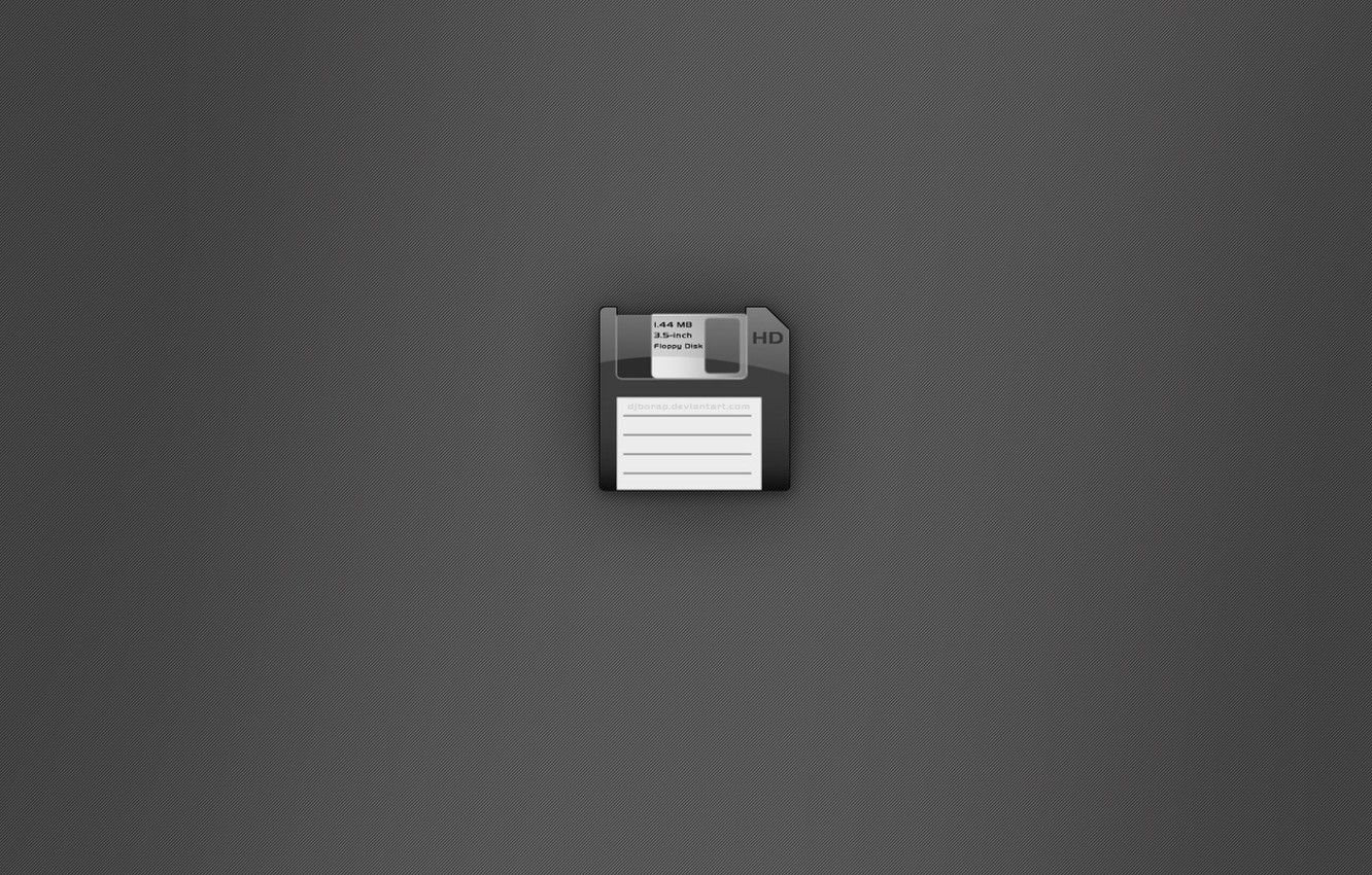 Wallpaper 3. floppy disk, floppy, 1.44 MB image for desktop, section минимализм