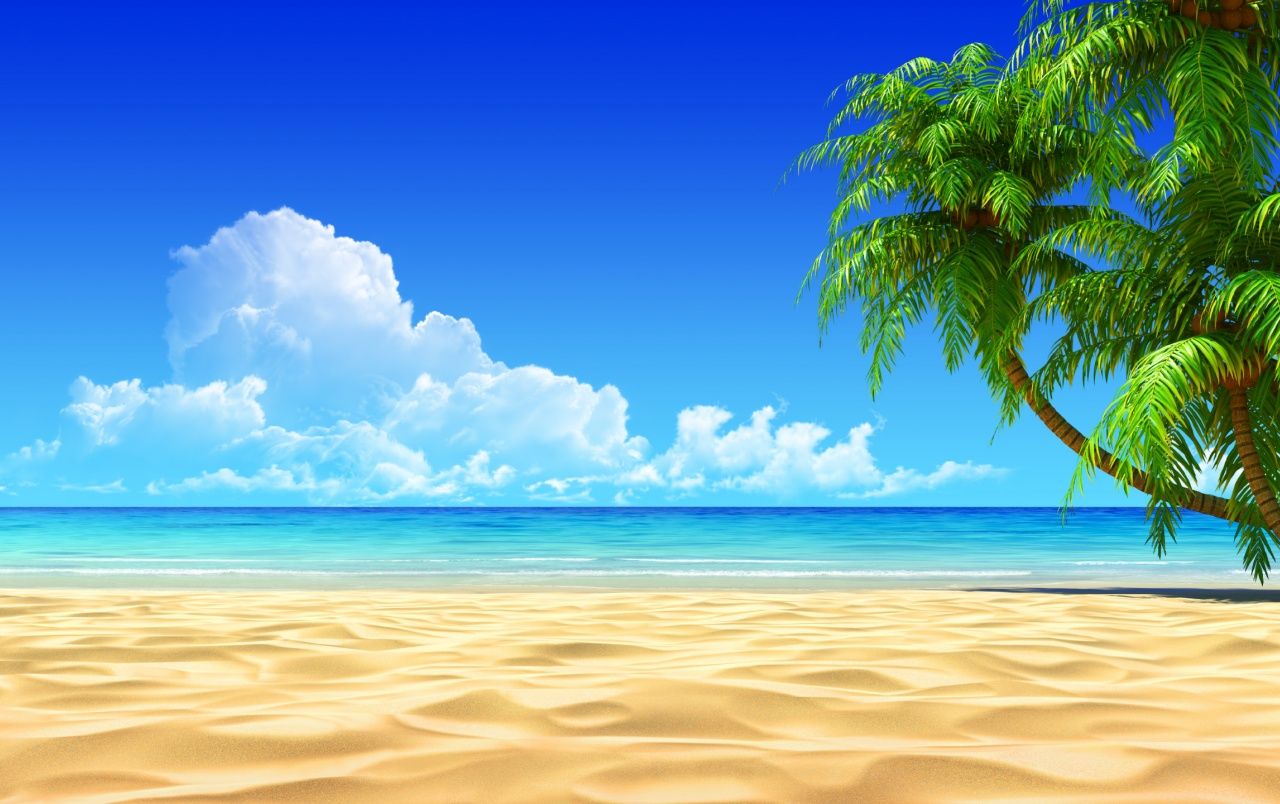 Breath Taking Tropical Beach wallpaper. Breath Taking Tropical Beach