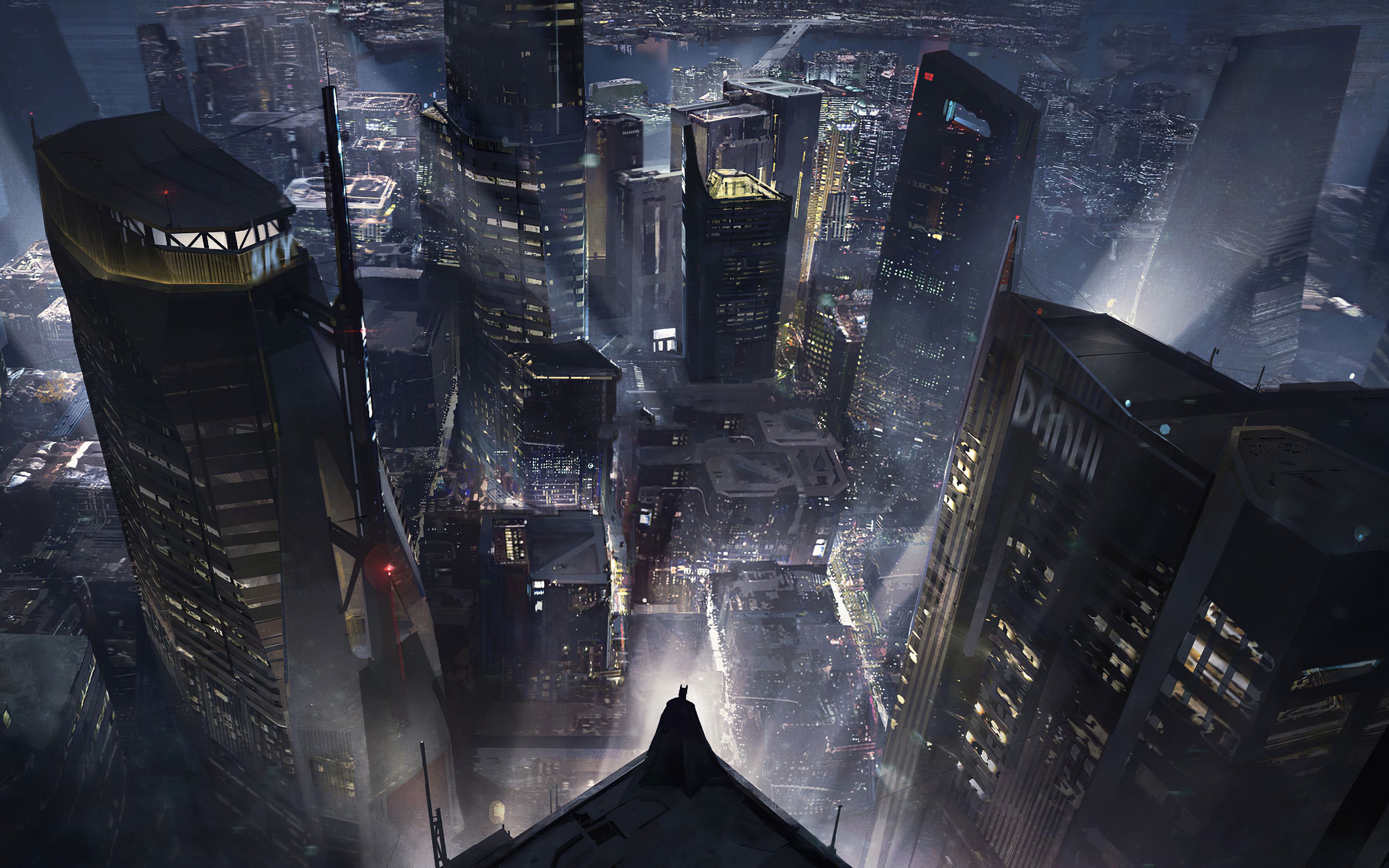 Batman Gotham City 4k New Macbook Pro Retina HD 4k Wallpaper, Image, Background, Photo and Picture