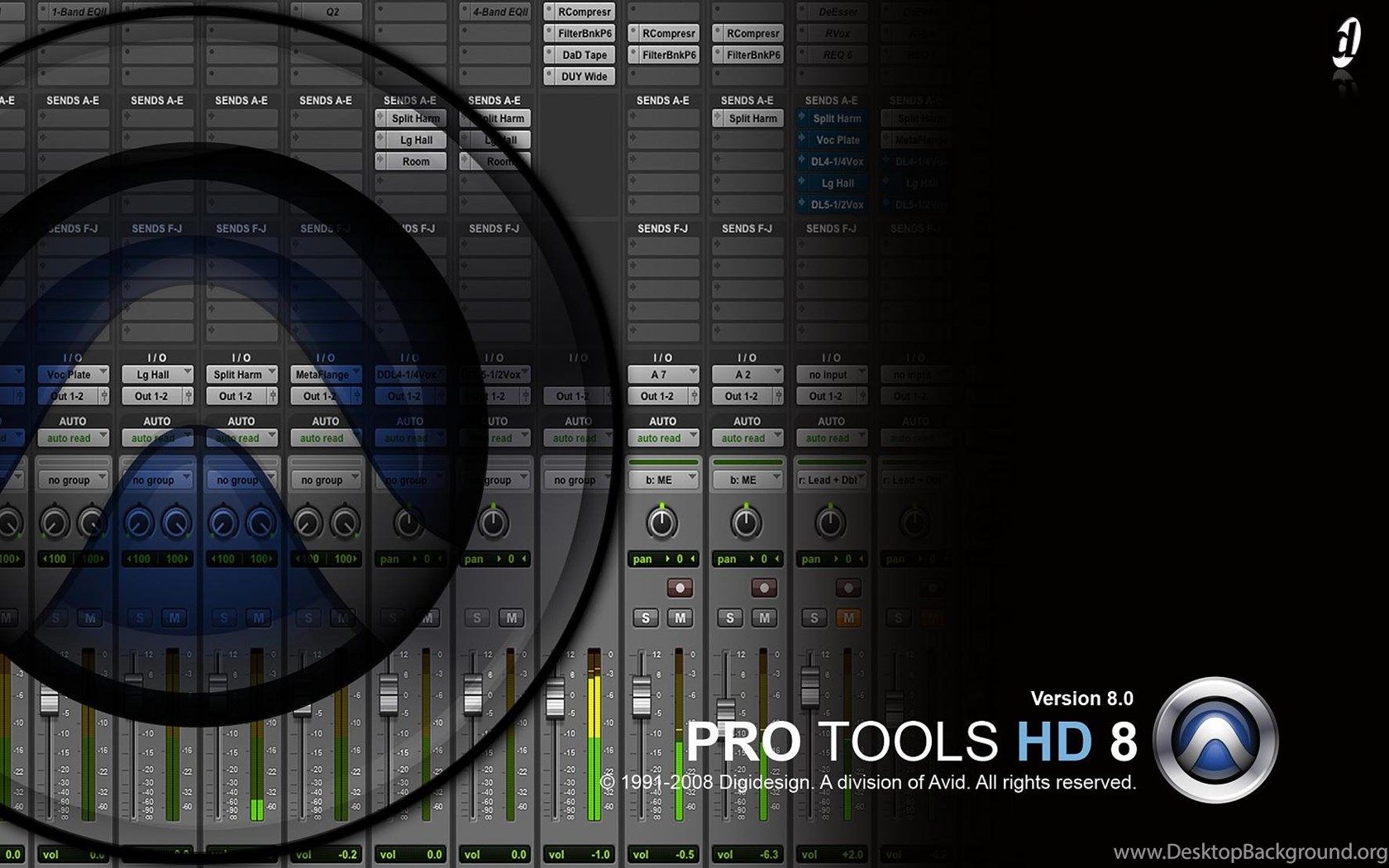 Pro Tools 8 Wallpaper Gearslutz.com Desktop Background