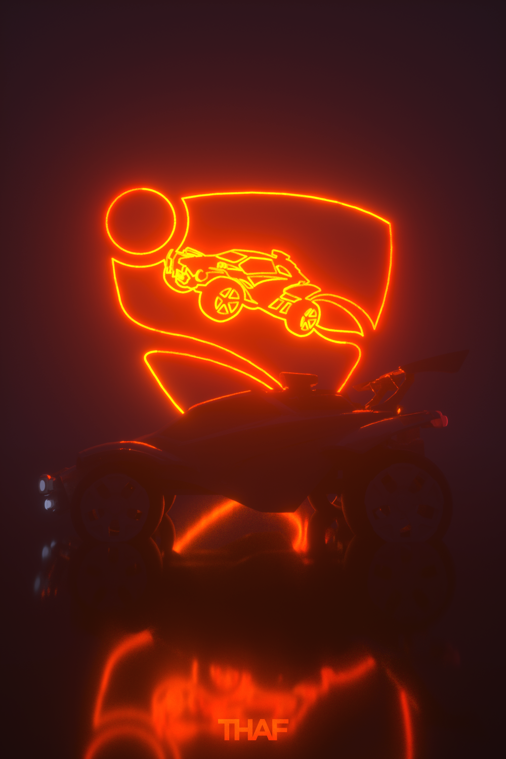 T9 LEAGUE. Render for Octane car in Octane render. Feedback appreciated! Experimented with lighting and subsurface scattering on this one in particular. (Can be used as phone background)