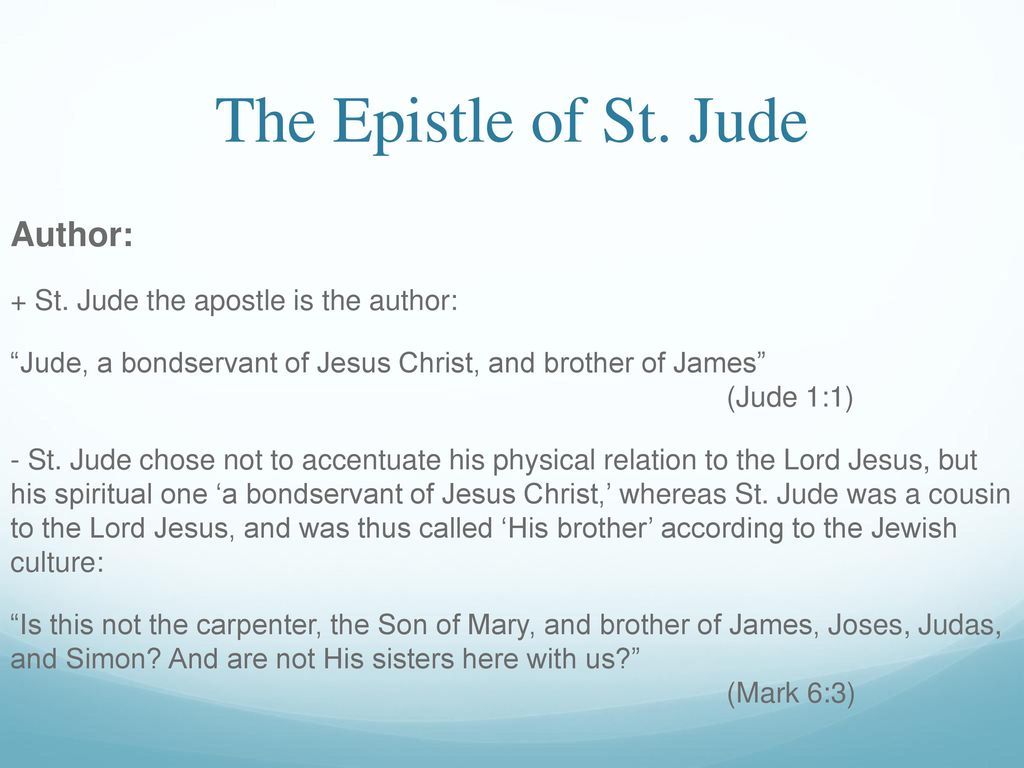 The Epistle of St. Jude