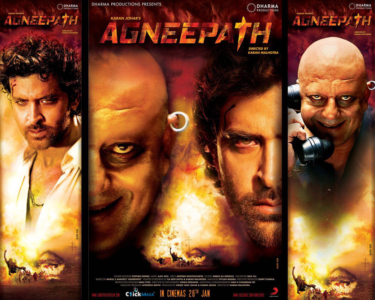 Latest News: Agneepath 2012 Latest Hindi movie Wallpaper, Image, Story, Picture, Star cast, Hritik roshan, Katrina kaif, Sunjay dutt, Priyanka chopra, Rishi kapoor