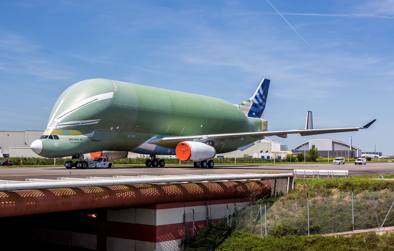 Wallpaper jet, cargo plane, Beluga XL image for desktop, section авиация