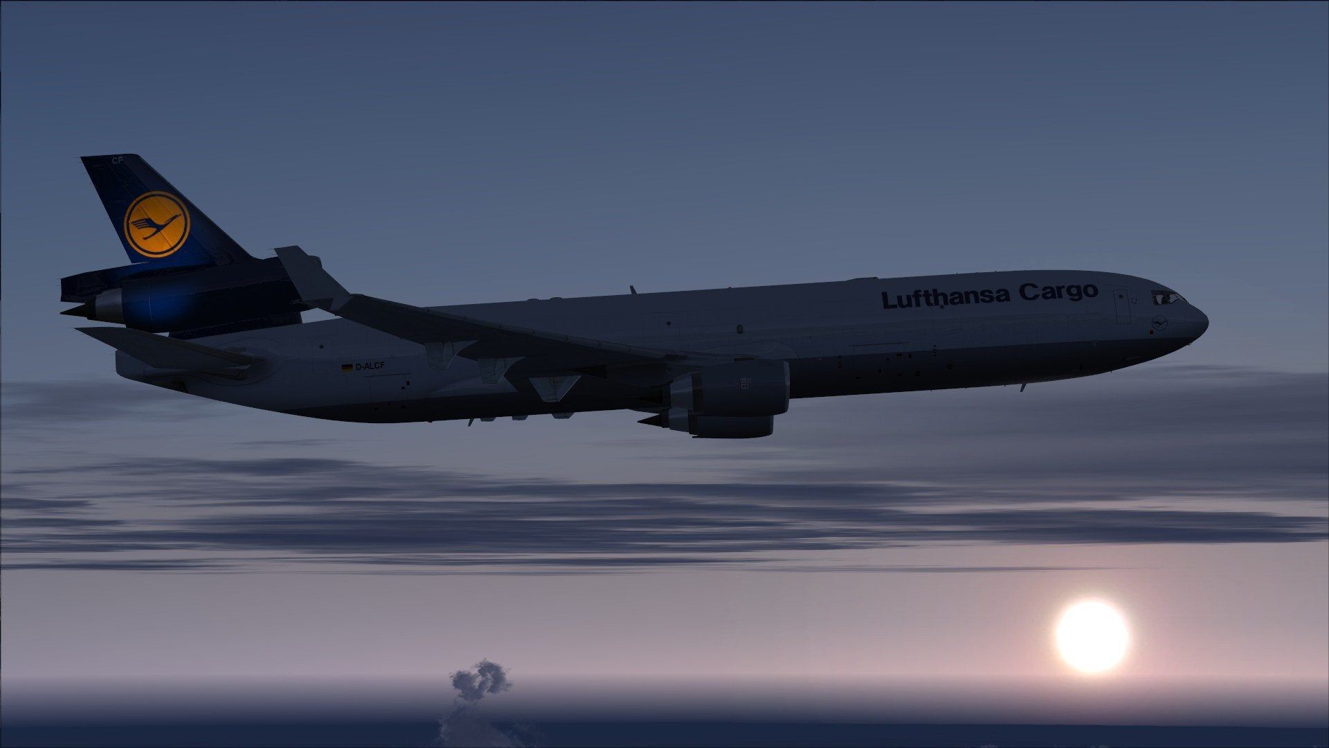 Lufthansa Cargo Plane [1920x1080]