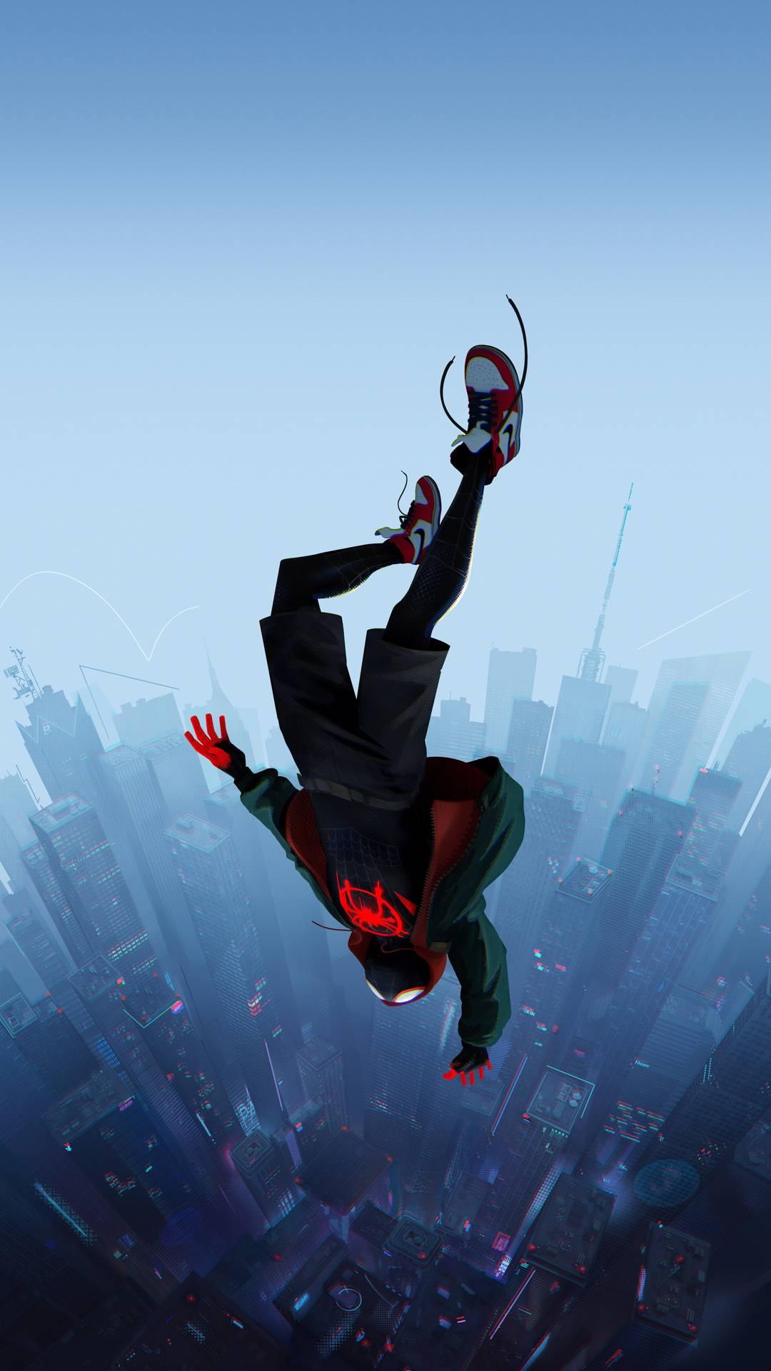 Spider Man Into The Verse Wallpaper, Credit Goes To Original Creator Editor. IPhone X Wallpaper X Wallpaper HD