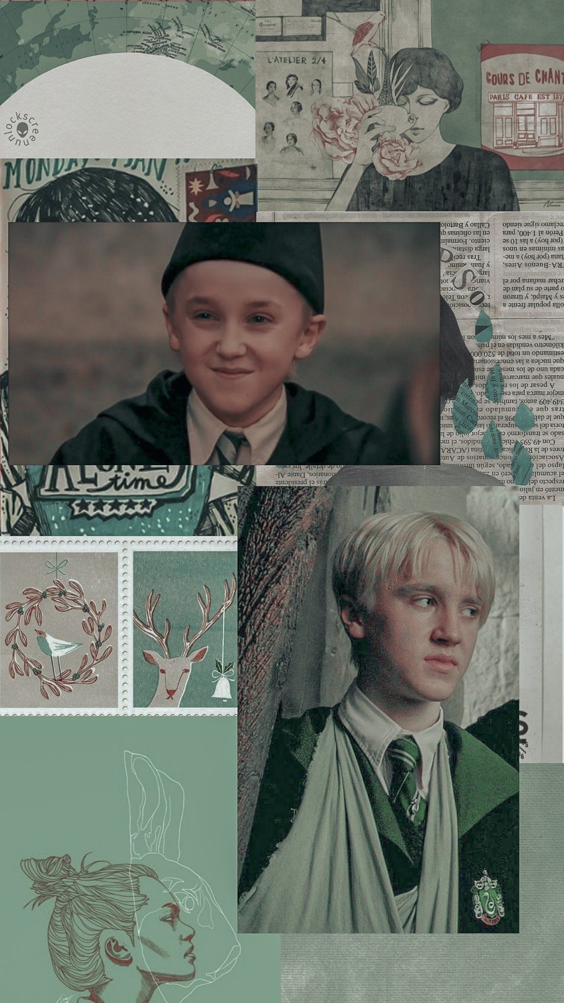 Featured image of post Draco Malfoy Wallpaper Aesthetic Purple