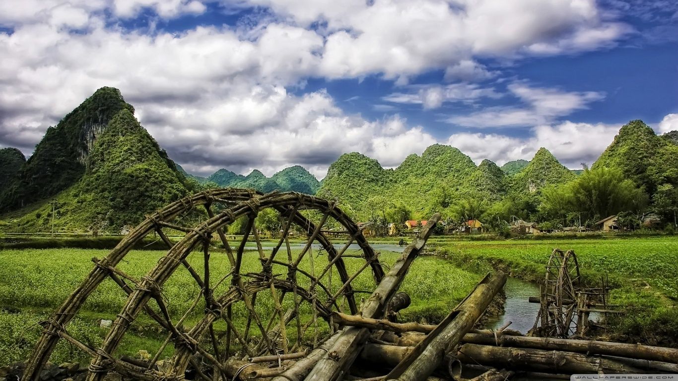 Vietnam Village Ultra HD Desktop Background Wallpaper for 4K UHD TV, Widescreen & UltraWide Desktop & Laptop, Tablet