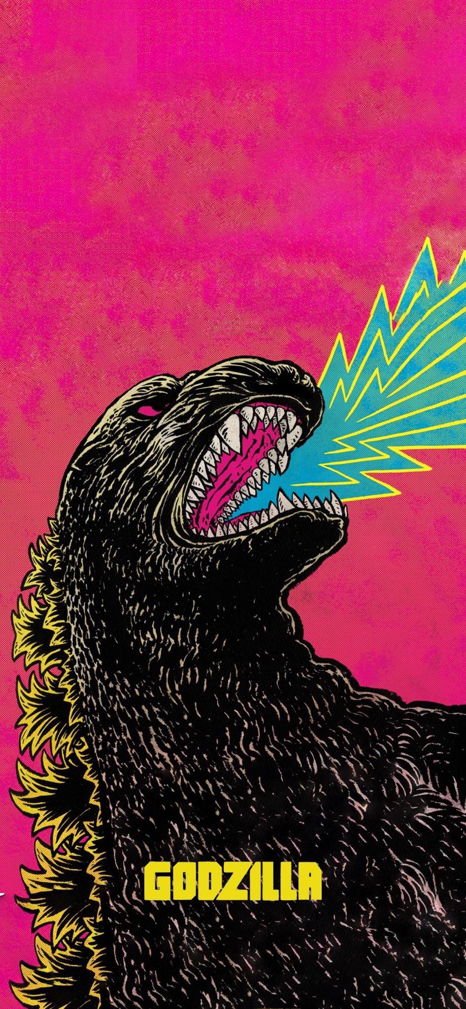 New Godzilla art as my new wallpaper. iPhone X Wallpaper X Wallpaper HD