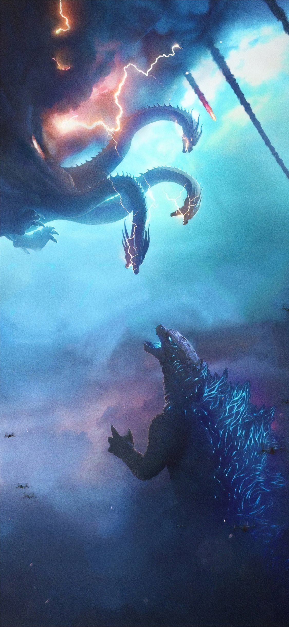 godzilla king of the monsters movie poster iPhone 11 Wallpaper Free Download