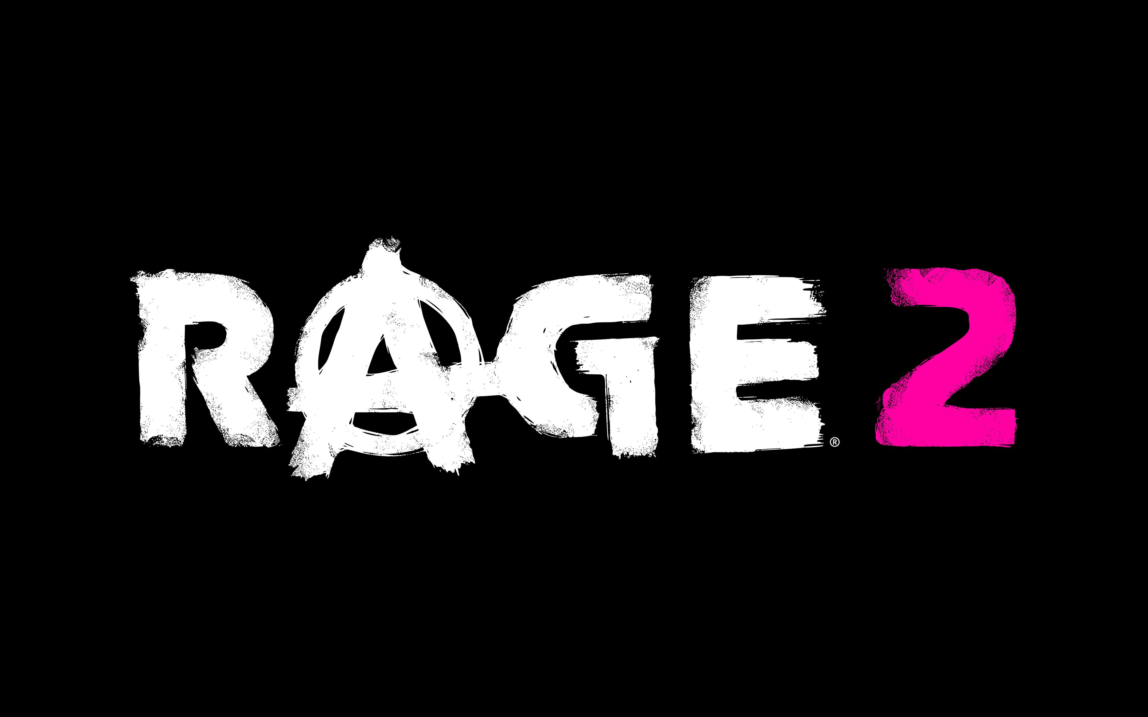 Download wallpaper Rage 4k, logo, minimal, shooter, Rage for desktop with resolution 3840x2400. High Quality HD picture wallpaper