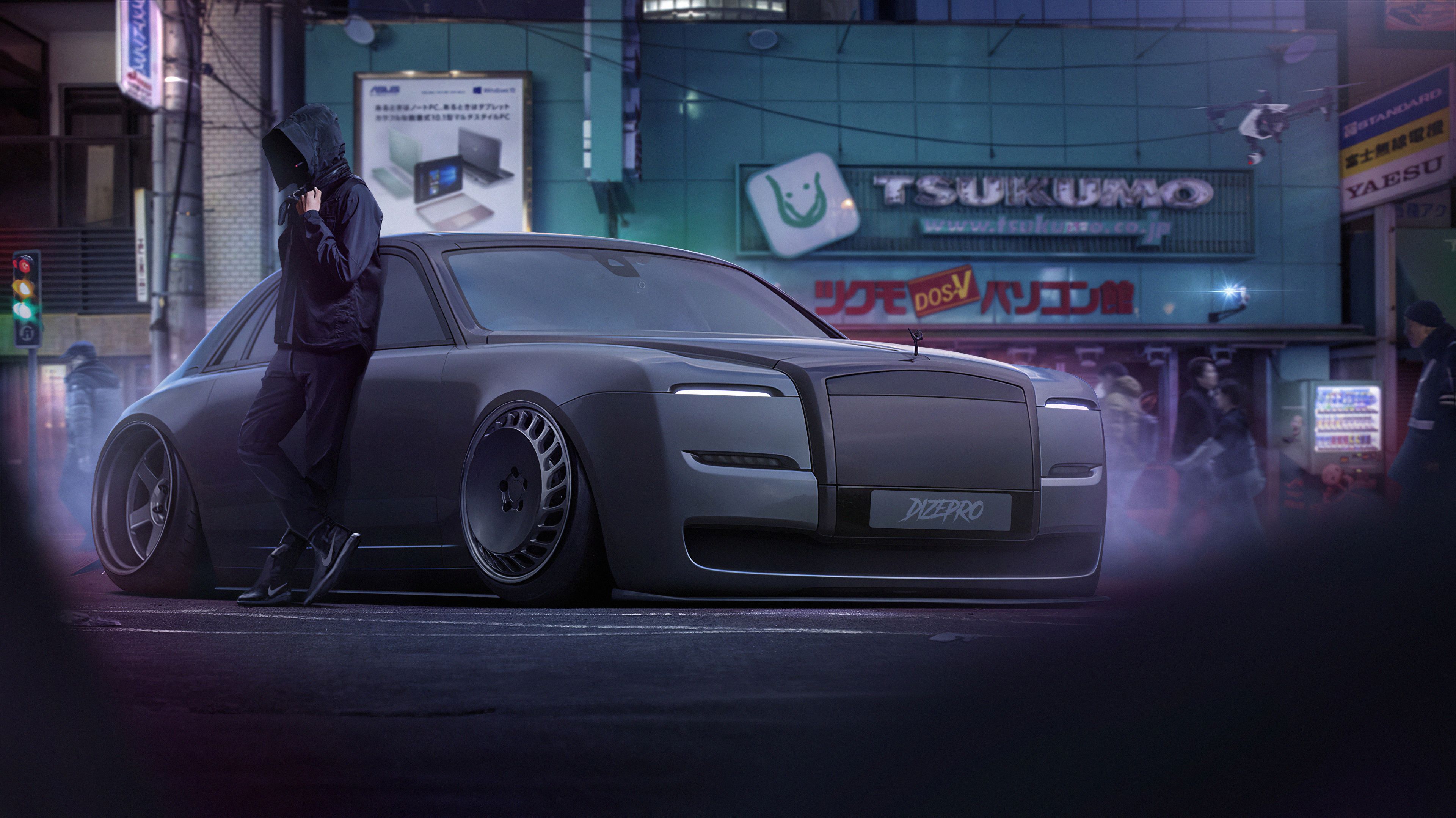 The Dark Rolls Royce 4k, HD Cars, 4k Wallpaper, Image, Background, Photo and Picture
