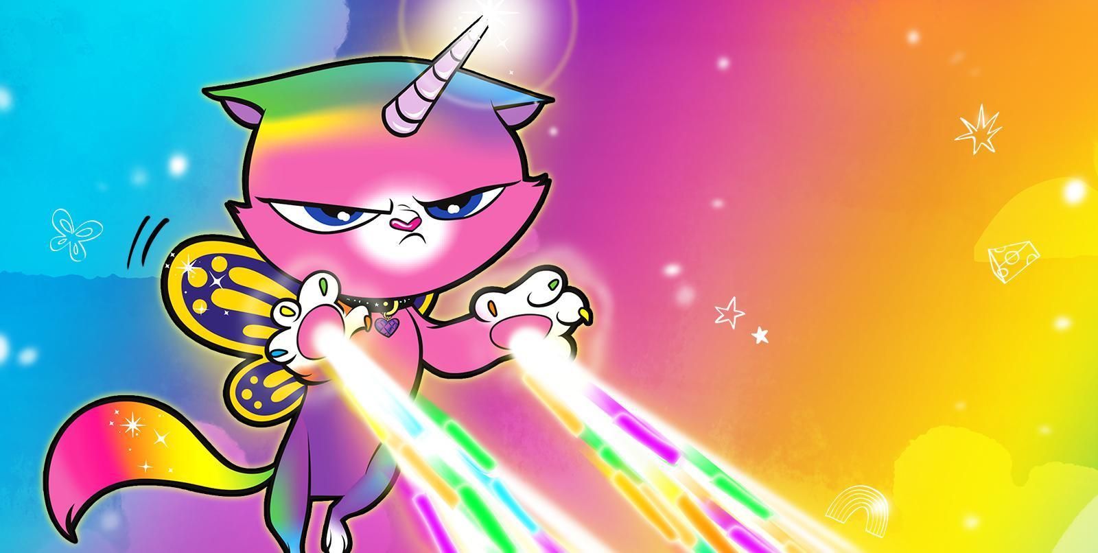 Nicktoons USA to Premiere Rainbow Butterfly Unicorn Kitty on Monday January 28 2019. Rainbow butterfly, Unicorn cat, Unicorn