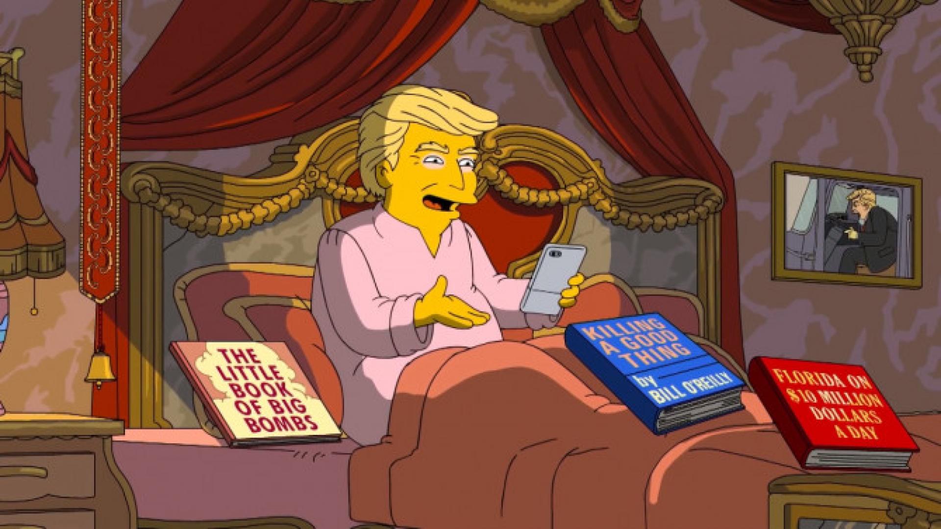 The Simpsons' Paint a Doom and Gloom Outlook for Trump's Presidency as He Reaches First 100 Days