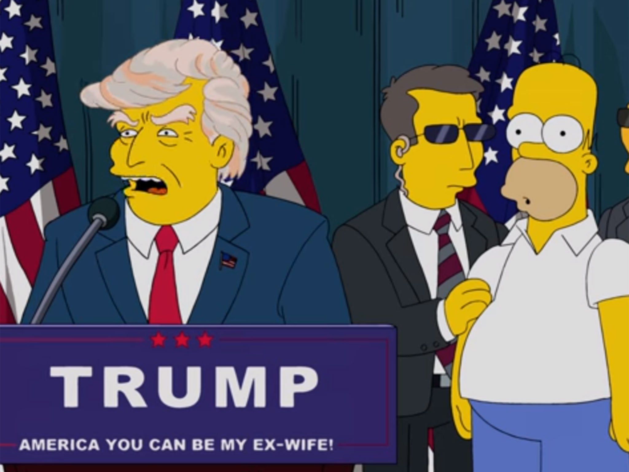 Simpsons episode which predicted Donald Trump presidency was 'warning to America, ' says writer