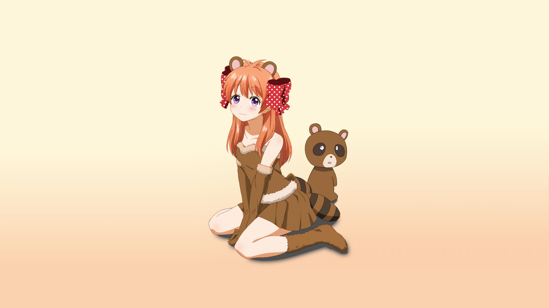 #Sakura Chiyo, #anime Girls, #anime, #Gekkan Shoujo Nozaki Kun, #teddy Bears Wallpaper. Mocah.org HD Desktop Wallpaper