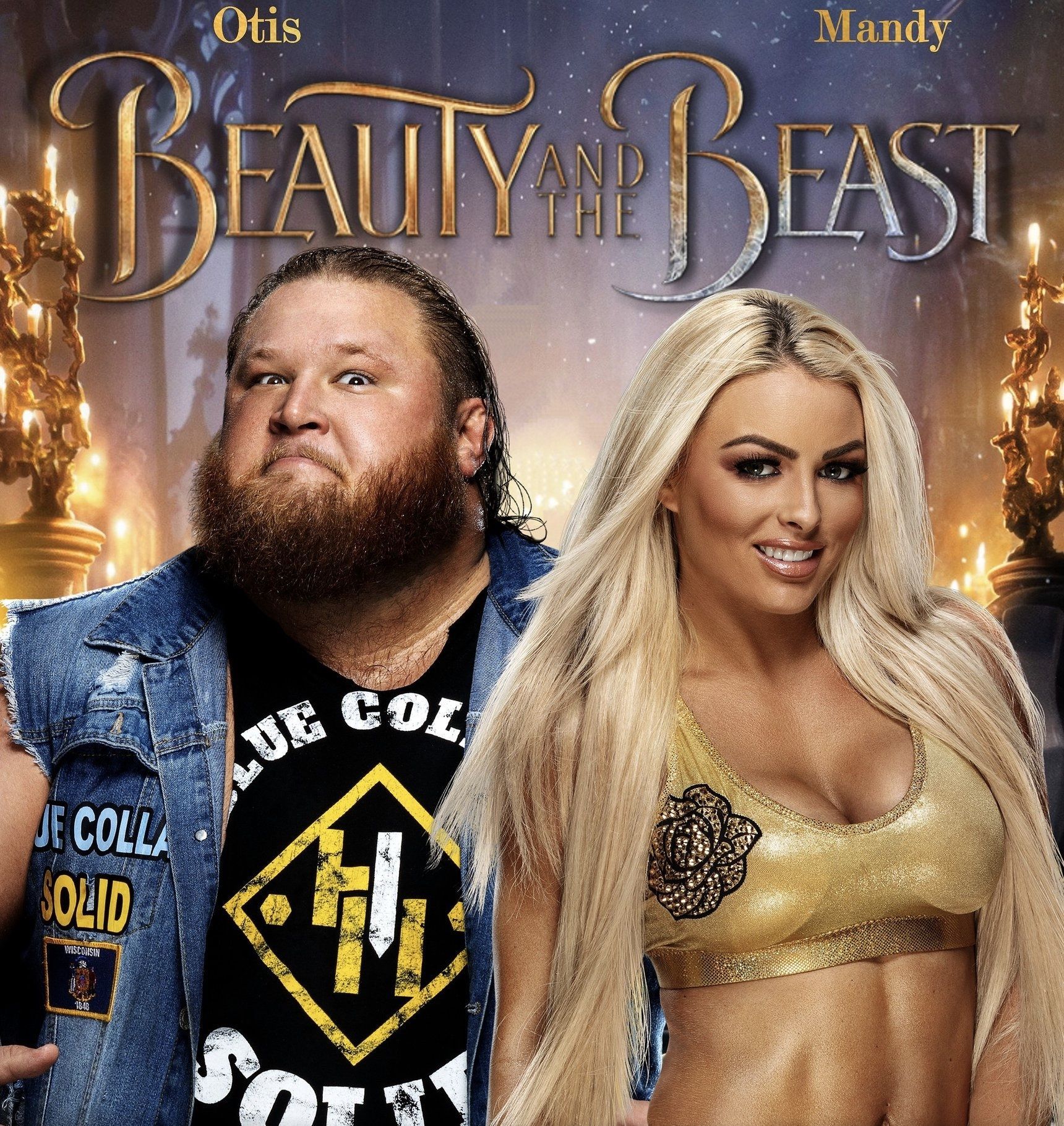 Beauty & The Beast Starring Otis & Mandy Rose. Wwe girls, Wwe female wrestlers, Female wrestlers