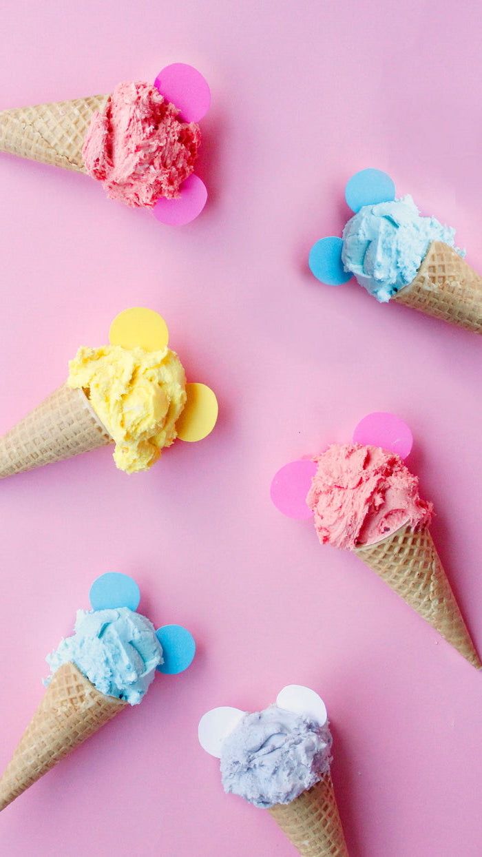 Summer Ice Cream Cream Spiral Background Wallpaper Image For Free