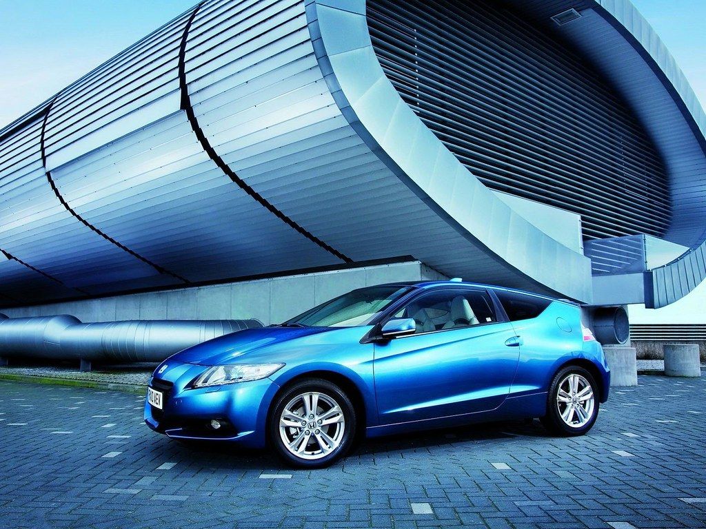 Blue Honda CR Z Hubrid Car HD Wallpaper. Blue Honda CR Z Hu