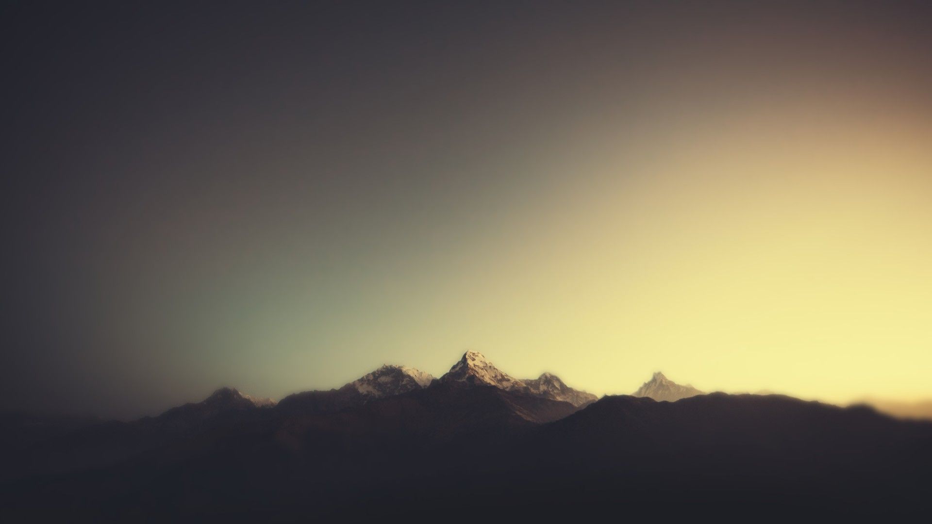 minimalism, Mountain, Sunlight HD Wallpaper / Desktop and Mobile Image & Photo