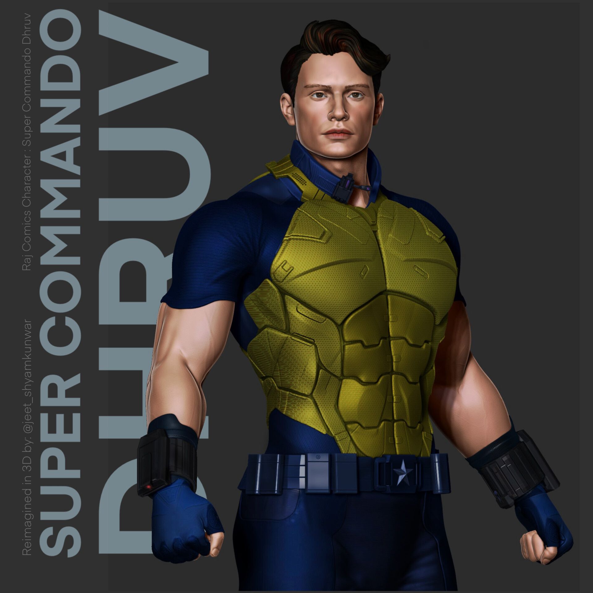 super commando dhruv t shirt