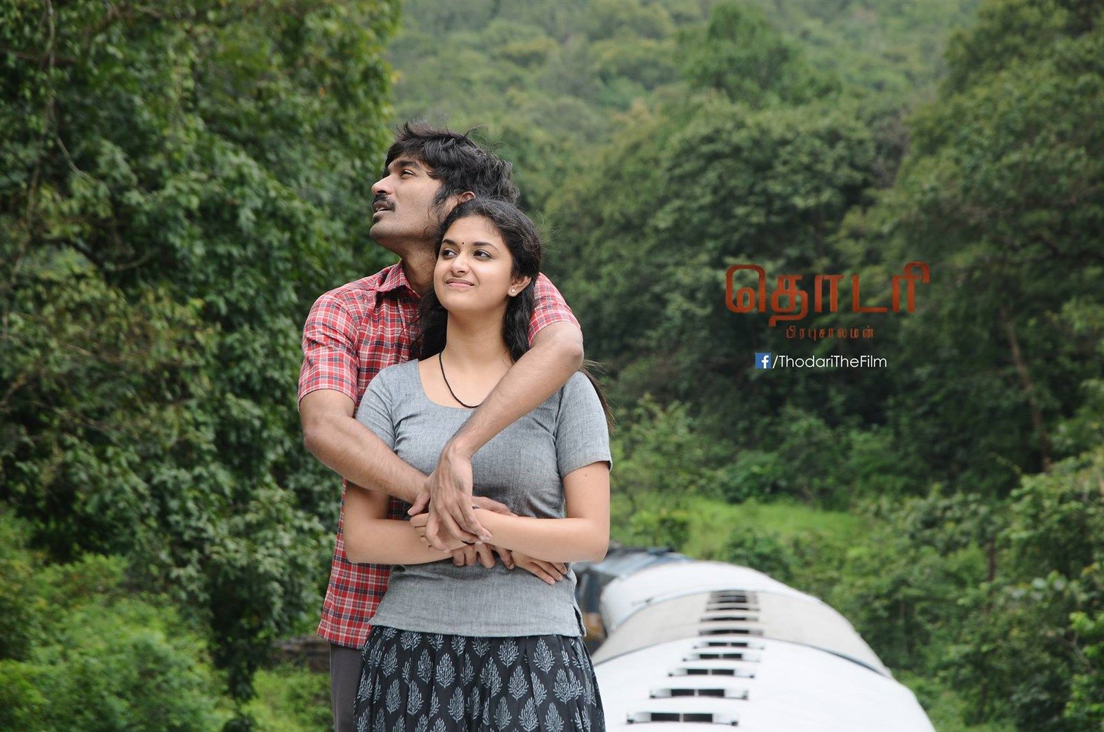 Thodari Movie Photo. Dhanush. Keerthi Suresh. New Movie Posters