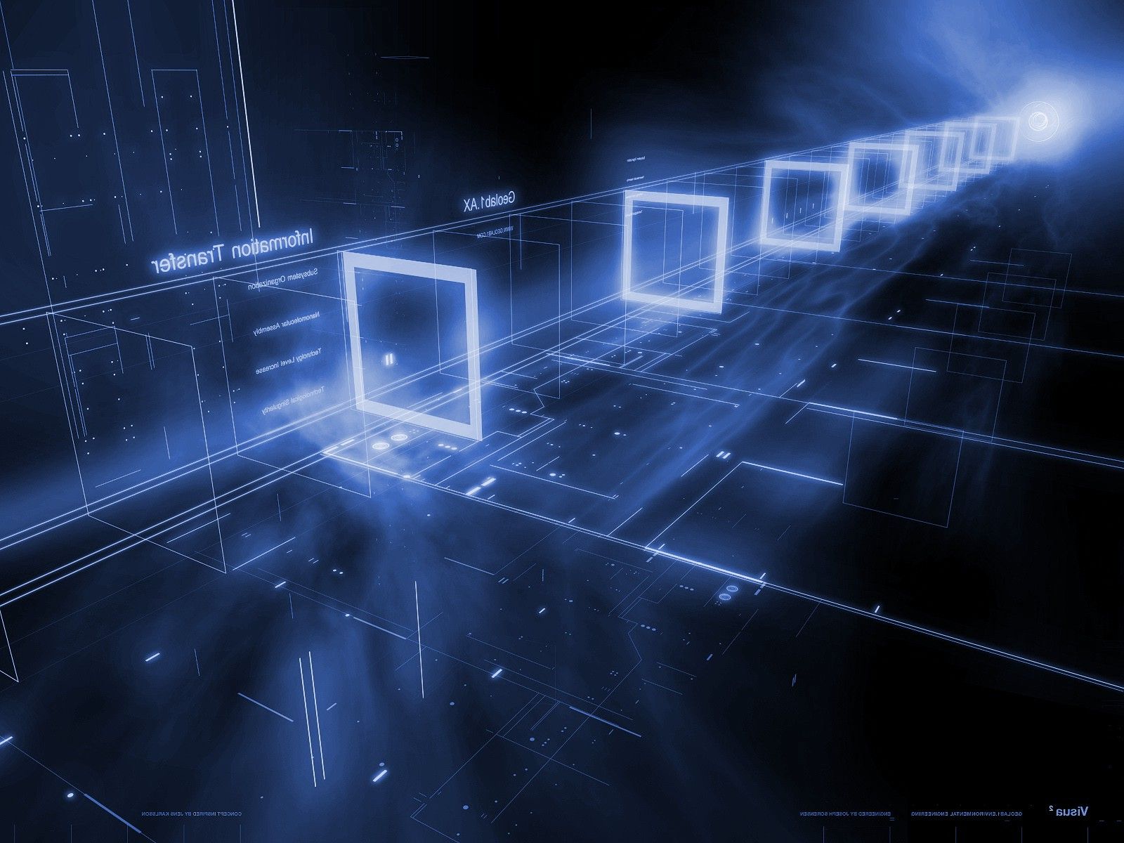 square, Grid, Technology, Information, Abstract Wallpaper HD / Desktop and Mobile Background