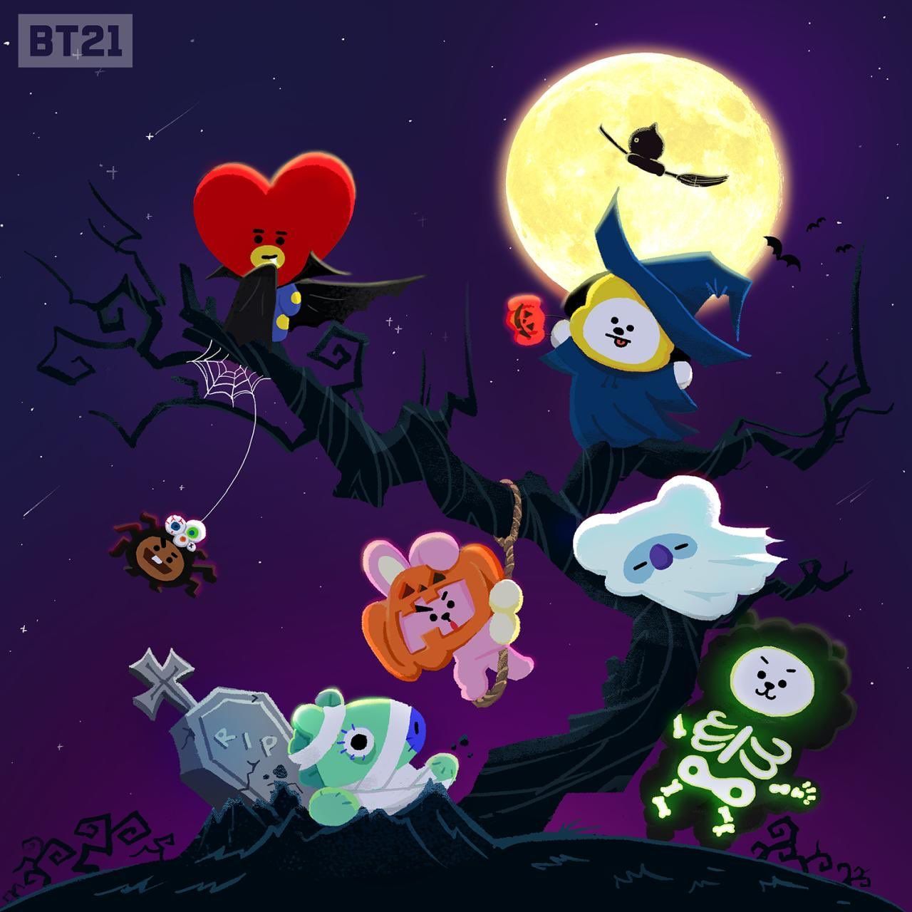 BT21 scary!!