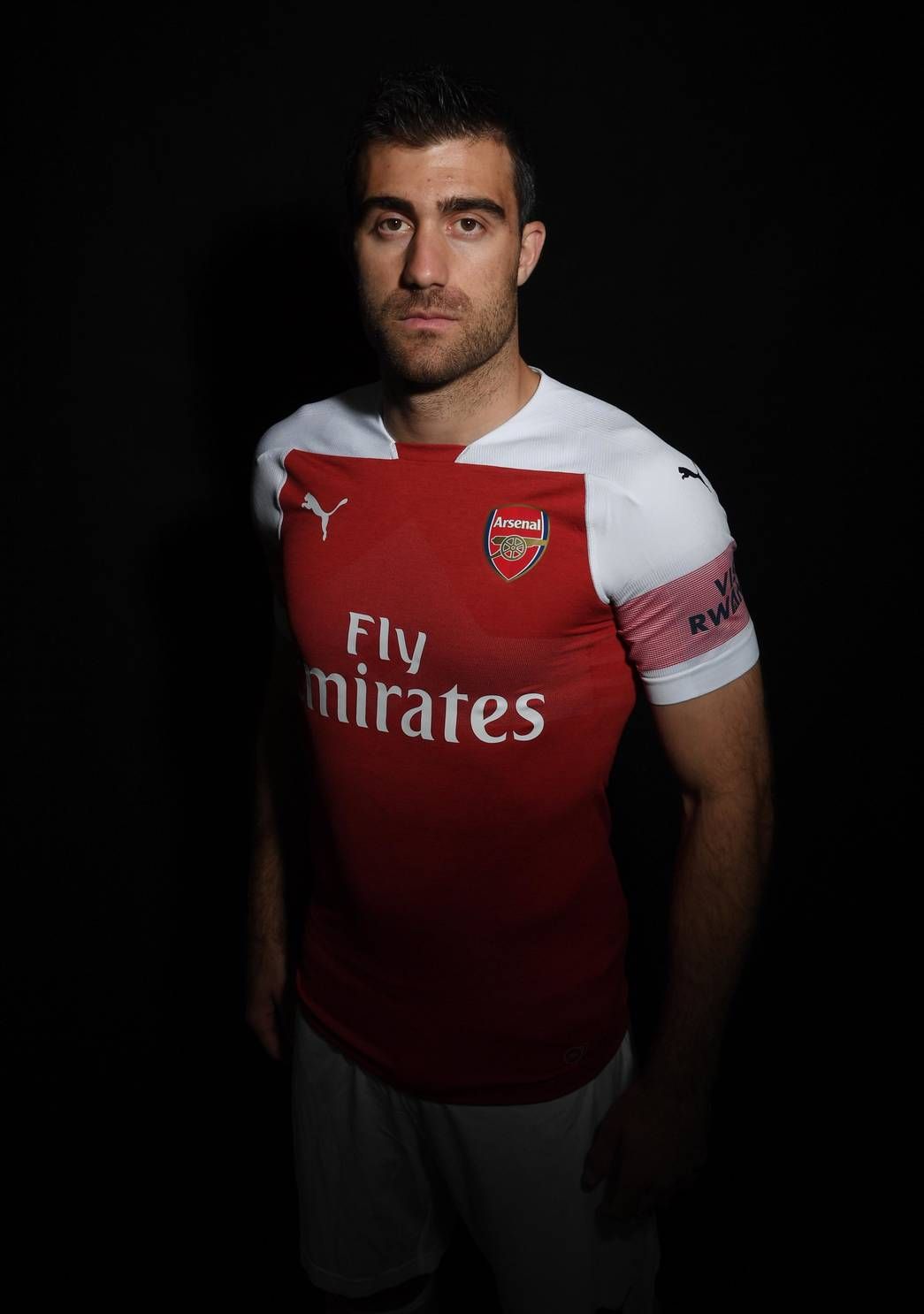 Picture: Sokratis in Arsenal colours