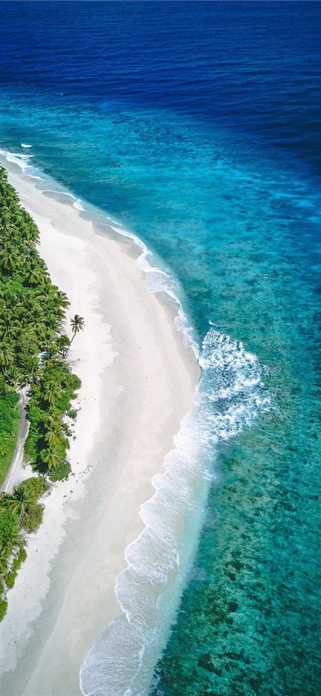 Samsung Galaxy A11 Wallpaper. Aerial view, Beautiful nature, Beautiful beaches