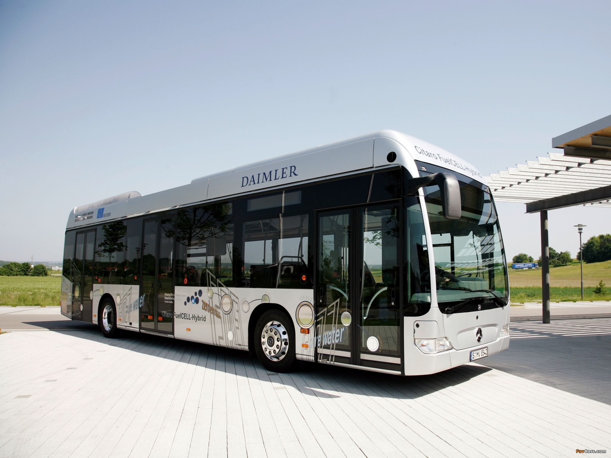 Mercedes Benz Citaro LE Fuel Cell Bus (O530) 2007–11 Wallpaper (2048x1536)