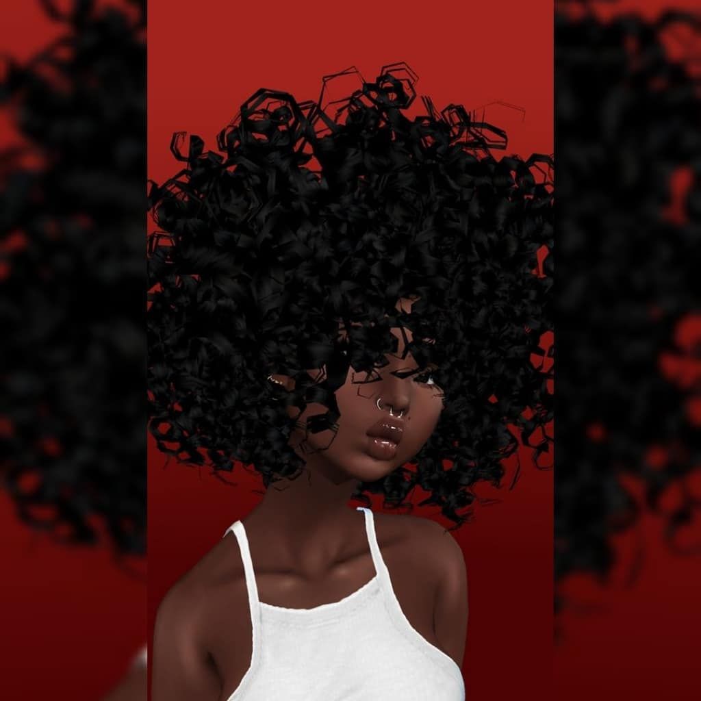 Animated melanin❤️ #melanin #melaninpoppin #cartoon #wallpaper. Natural hair styles, Melanin beauty, Beauty