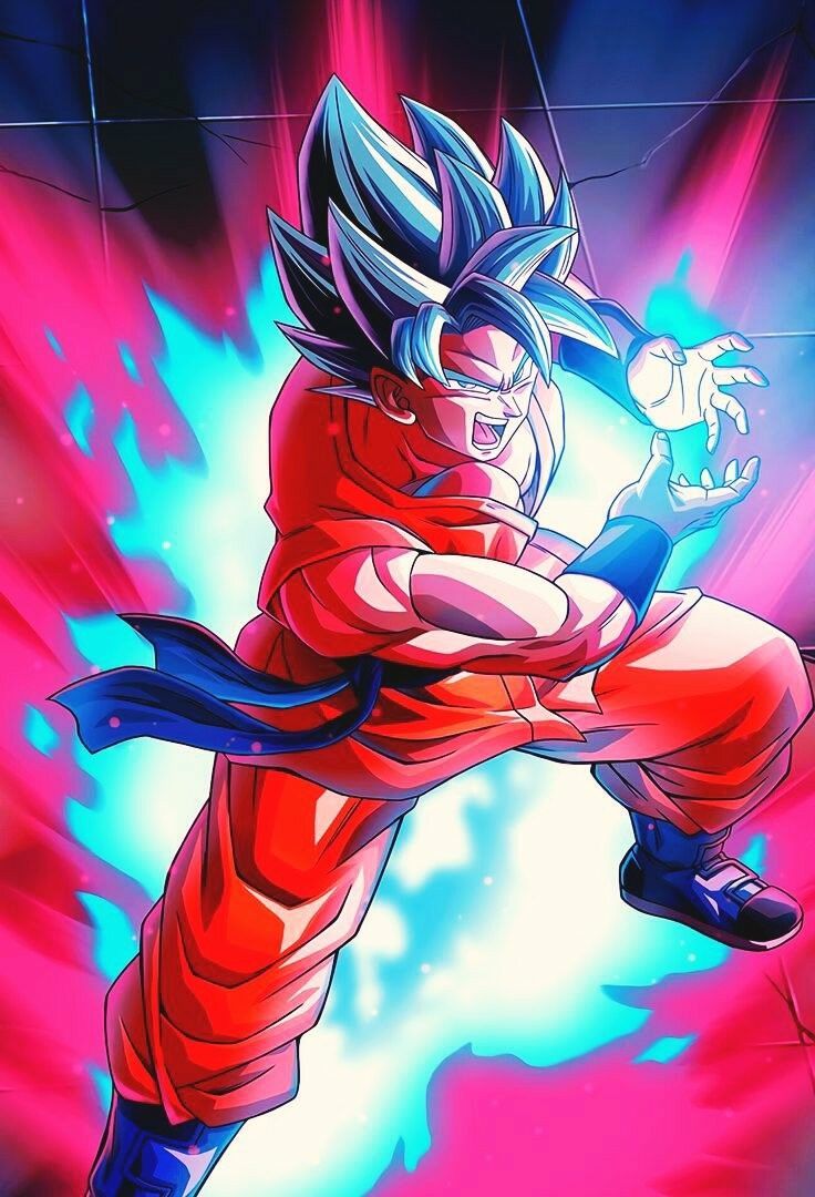 Wallpaper Kaioken Goku Ssgss Kaioken X20 Goku Ssj Blue