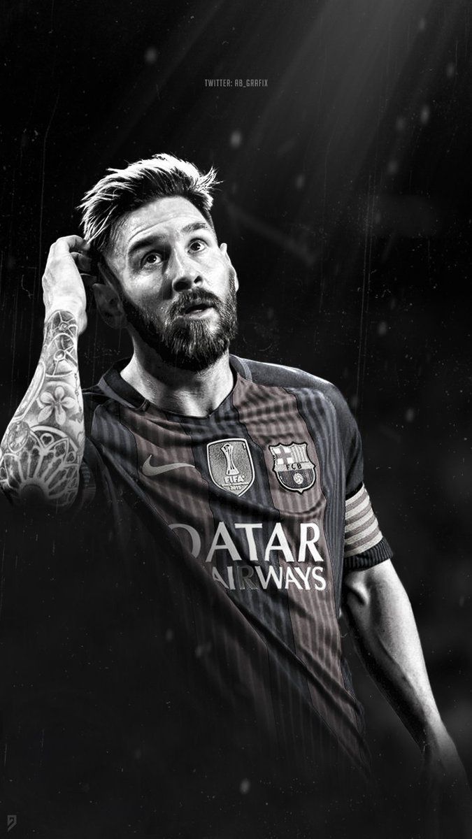 Messi Black And White
