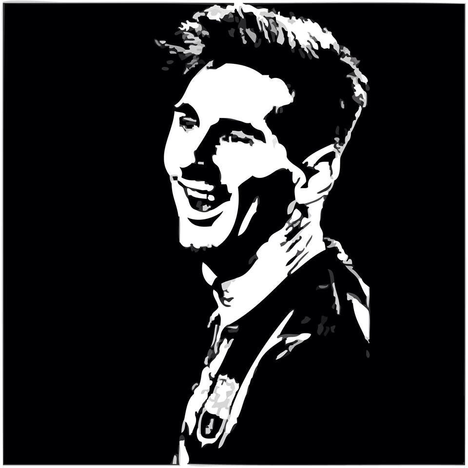 378. Edit: Messi [barcastuff]. Silhouette art, Pop art portraits, Silhouette drawing