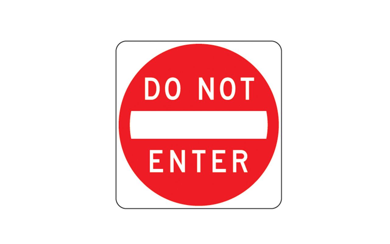 Do Not Enter Sign R5 1 Safety Supply Company