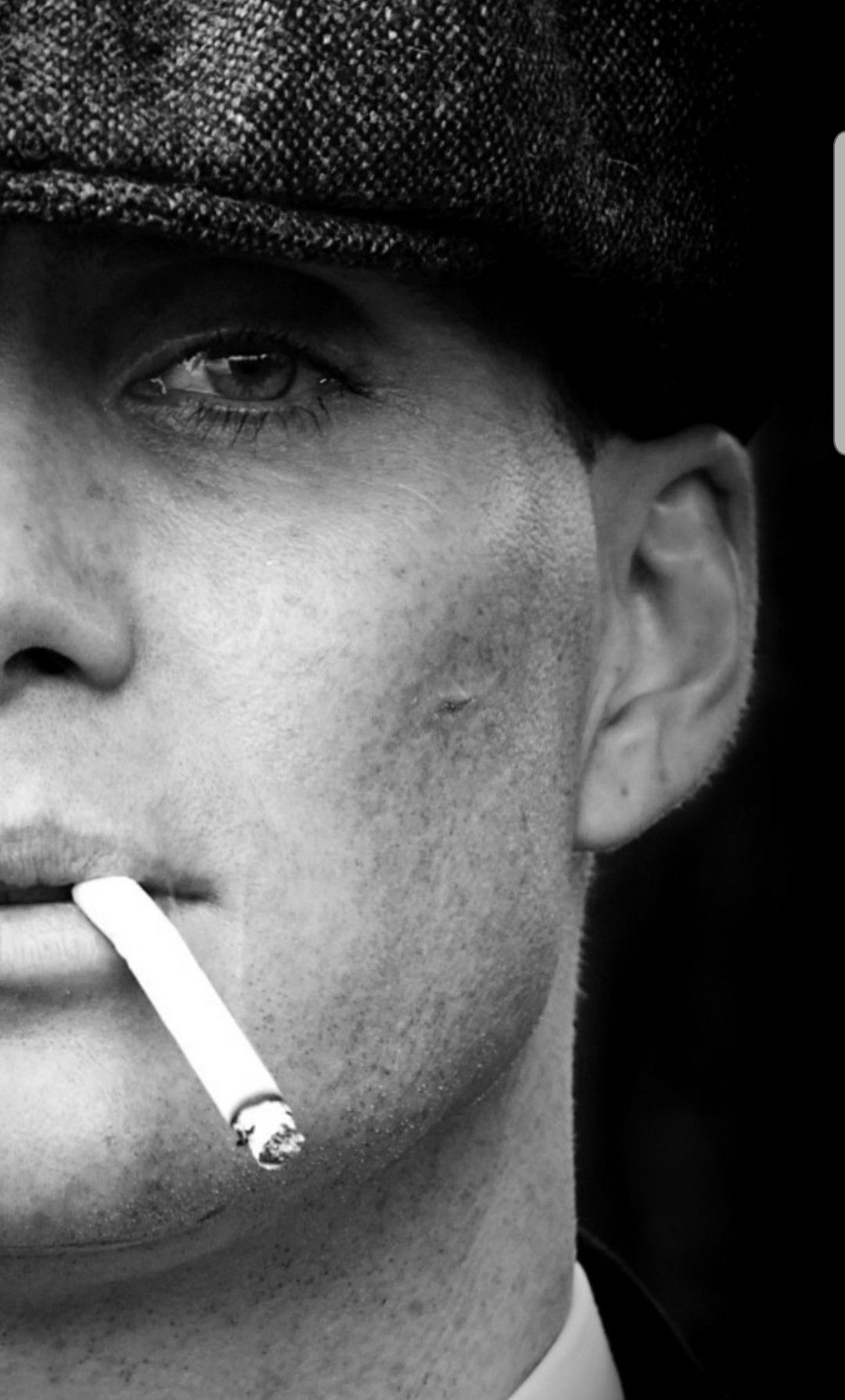 Peaky Blinders Thomas Shelby Cigarette Smoking Black And 