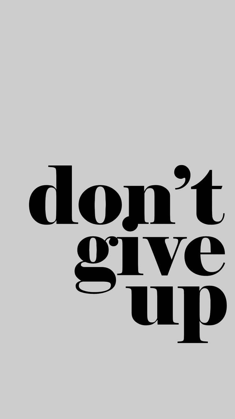 Dont Quit Typo World do it glow leaf neon quotes saying text  typography HD phone wallpaper  Peakpx