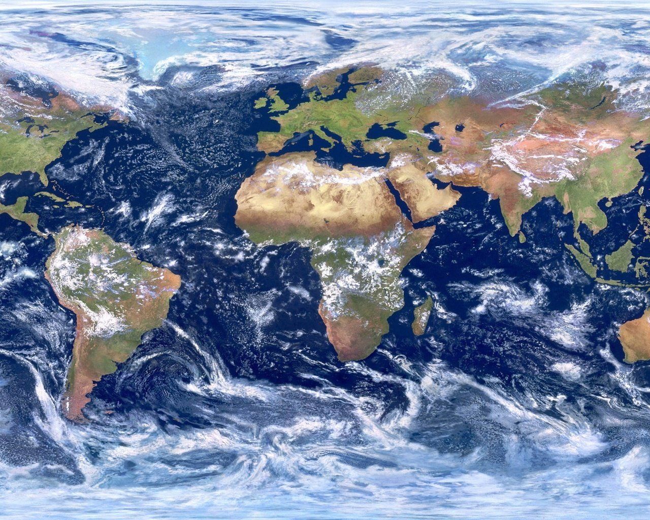 Earth map
